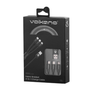 Volkano Wave Cable Cargador 3-en-1