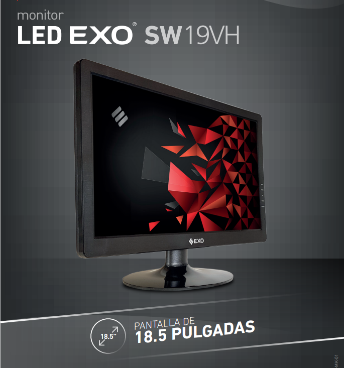 Monitor LED EXO SW19 VH de 18,5"